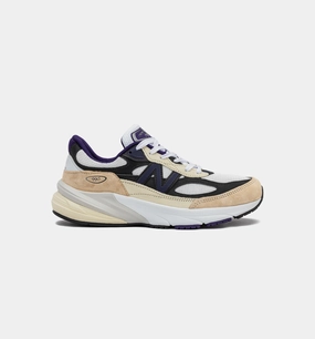 Teddy Santis x 990v6 Made In USA Mens Lifestyle Shoe - White/Black Plum/Phantom New Balance lifestyle sneakers with retro style