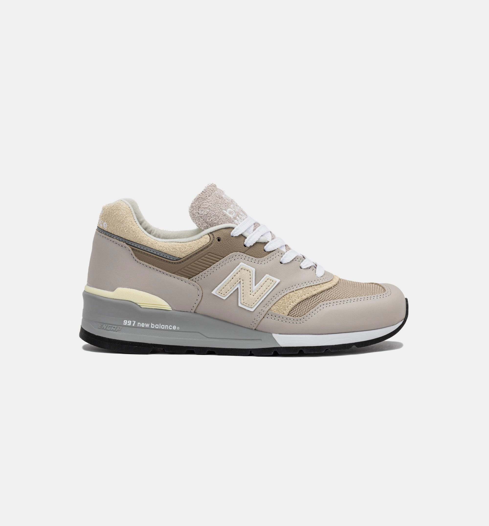 Teddy Santis x 997 Made In Usa Moonrock Driftwood Mens Lifestyle Shoe - Moonrock/Driftwood New Balance lifestyle sneakers with retro style