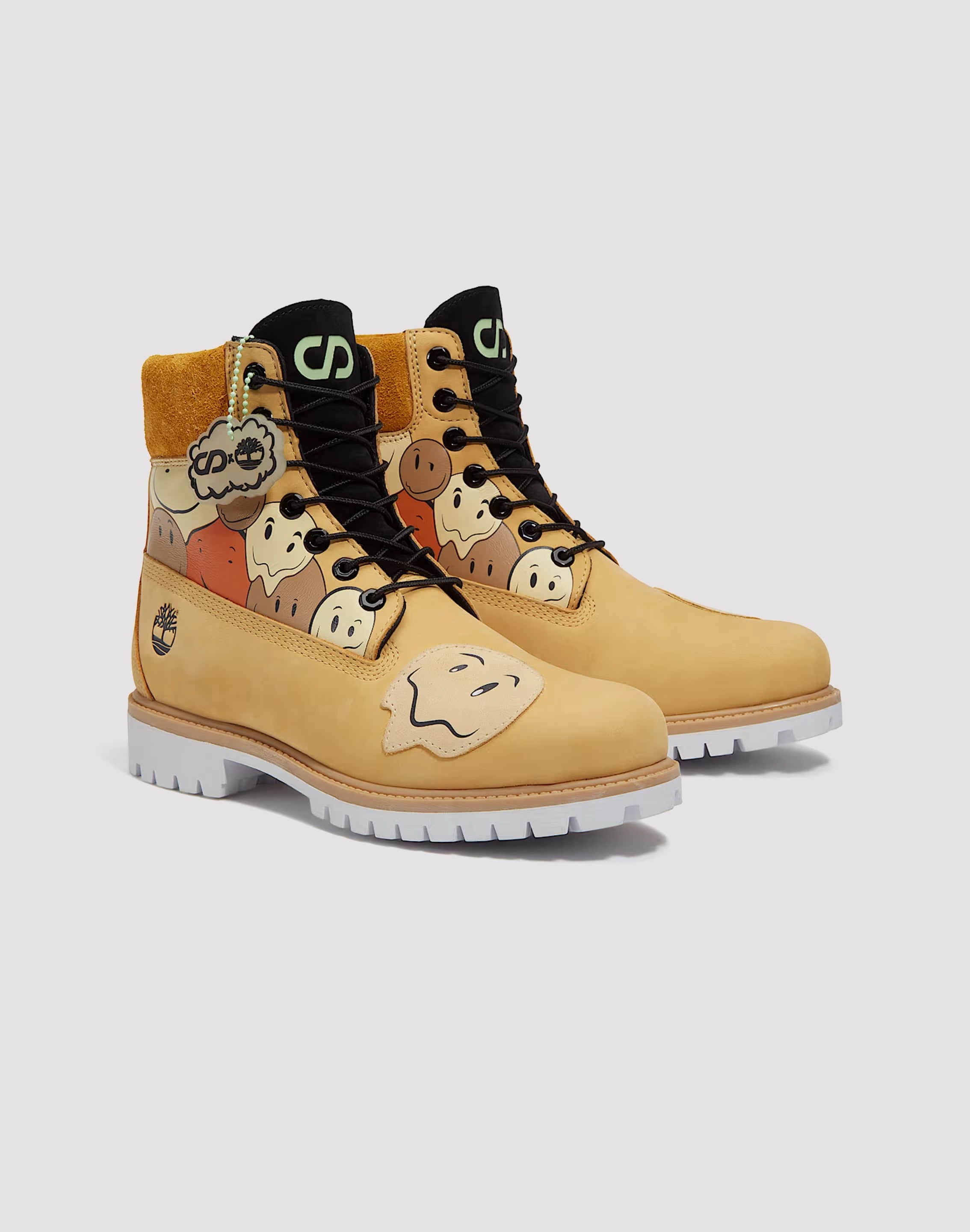 Timberland 6-Inch Premium Waterproof Boots 'Shades of Happiness' Urban Casual Footwear