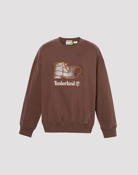 Timberland Box Fit Badge Crewneck Timberland shoe variations