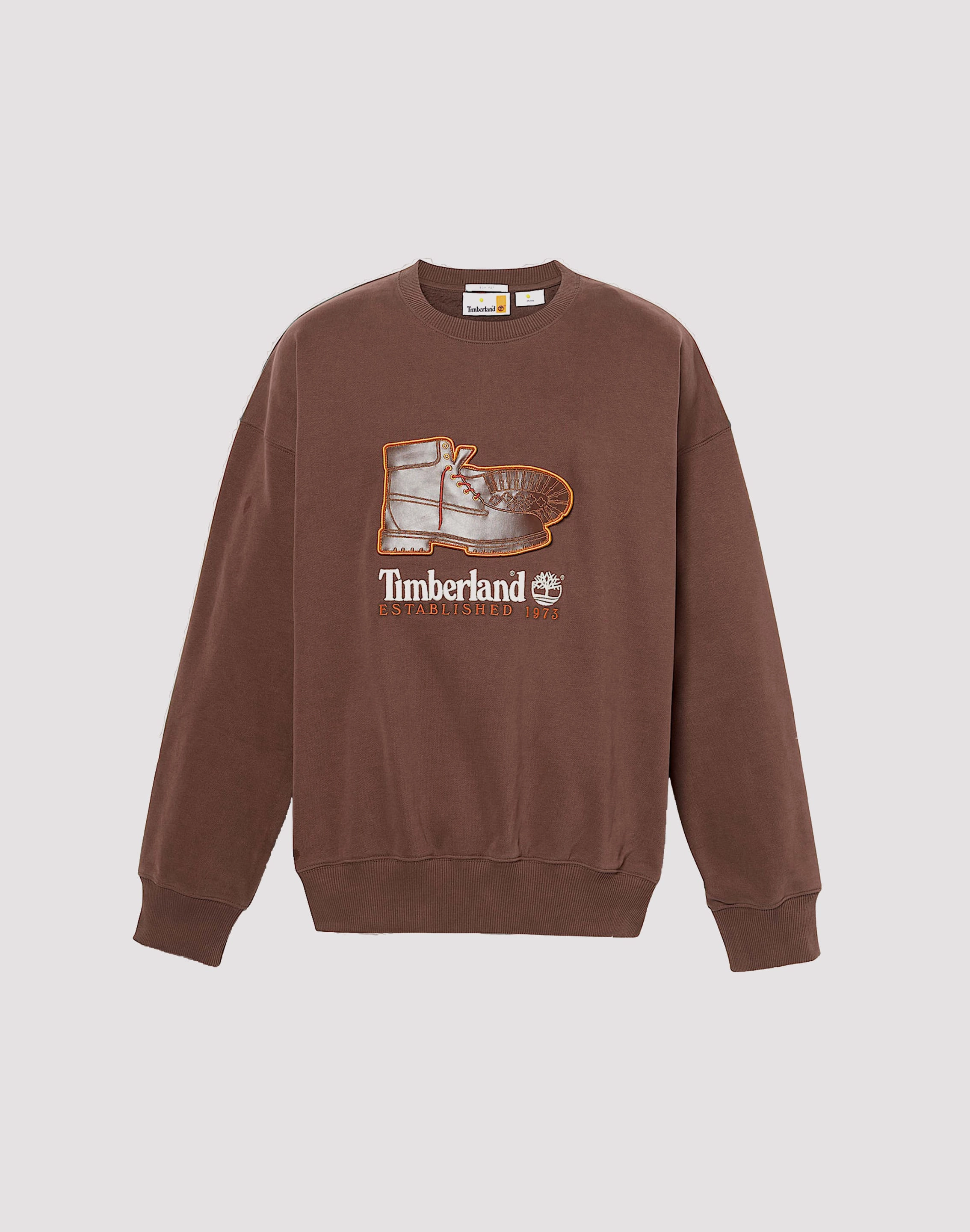 Timberland Box Fit Badge Crewneck Timberland shoe variations