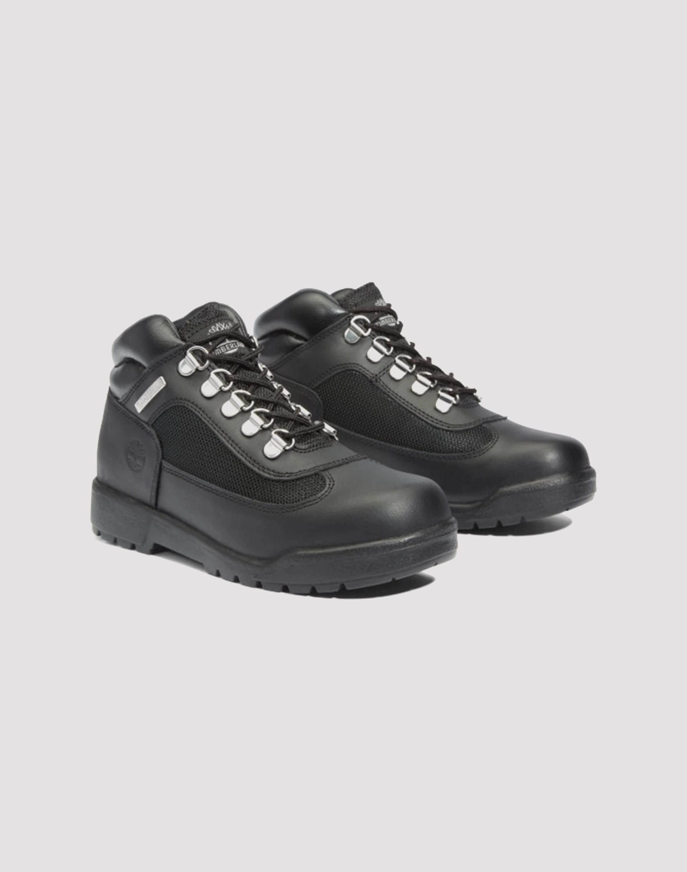 Timberland Field Mid Grade School Boys' "Black" Boot Urban Casual Footwear