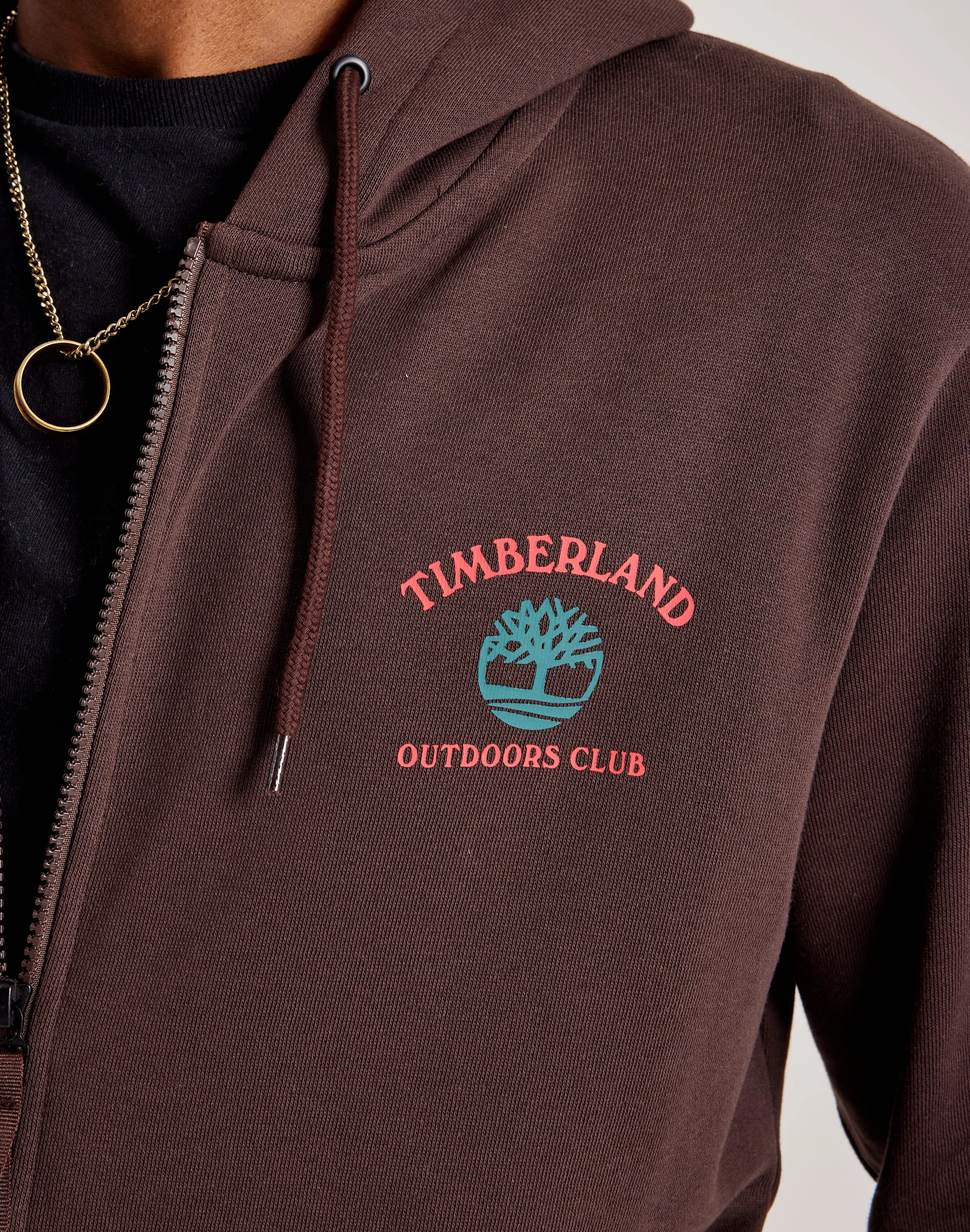 Timberland Outdoors Club Full-Zip Hoodie Urban Casual Footwear