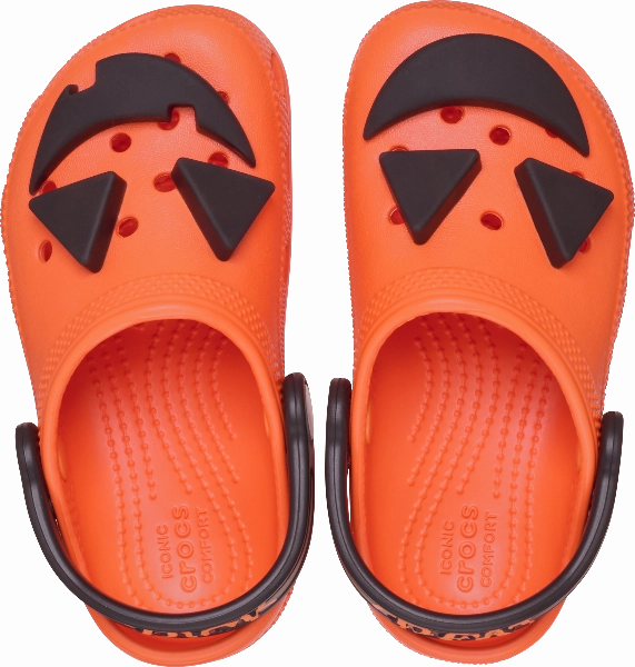 Toddlers' Jack O Lantern Clog Slip-On Shoes