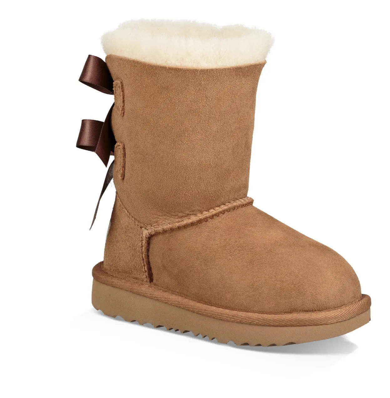 Toddlers UGG Bailey Bow II  Cozy Sheepskin Boot with Silky Bows Ugg cozy footwear visuals