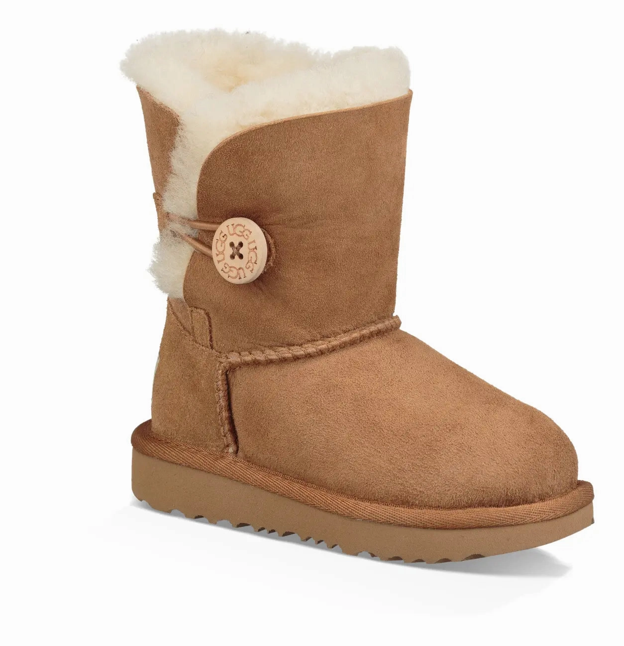 Toddlers UGG Bailey Button II  Cozy Sheepskin Boot with Versatile Style Ugg cozy footwear visuals