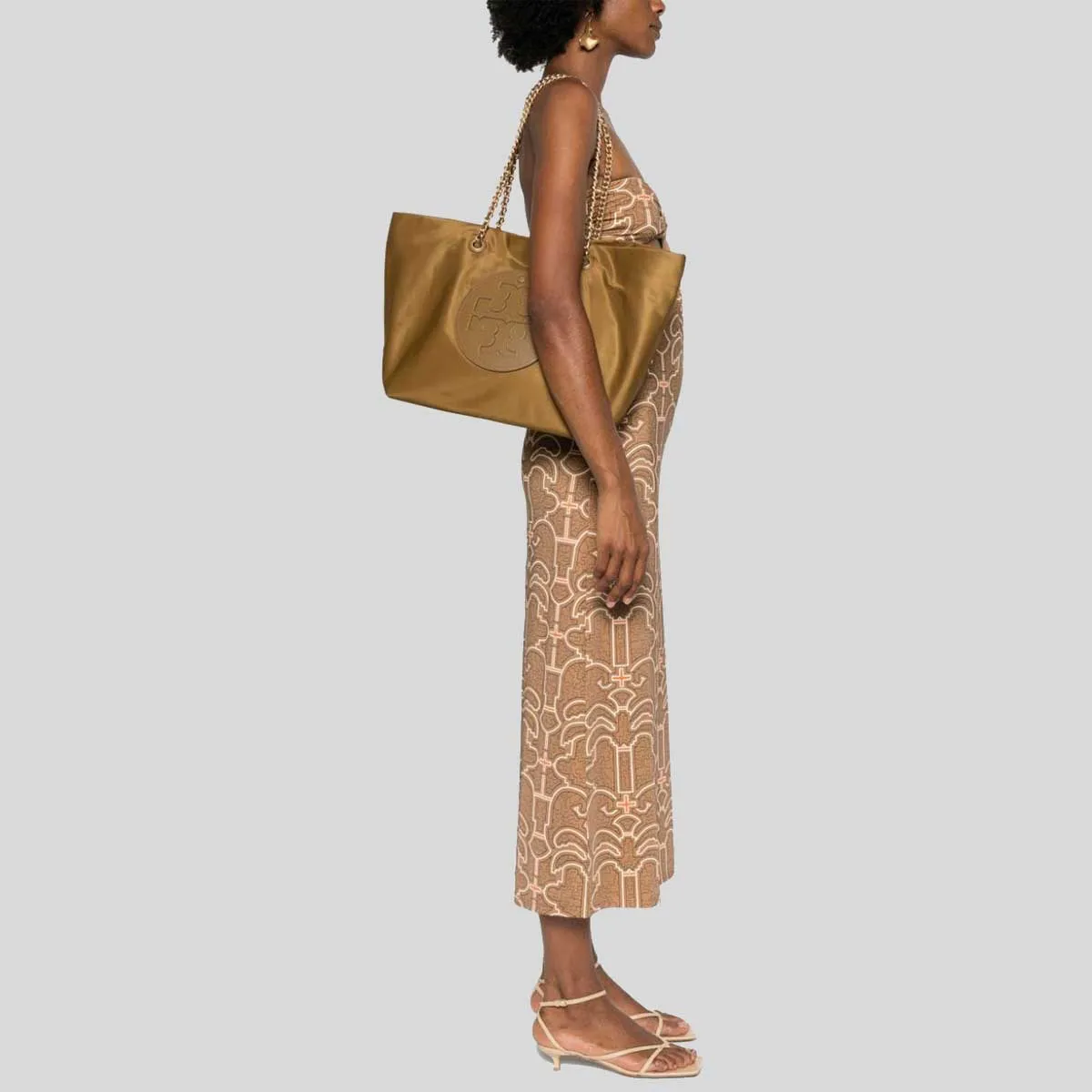 Tory Burch Bags TORY BURCH Ella Chain Tote Camel 152313