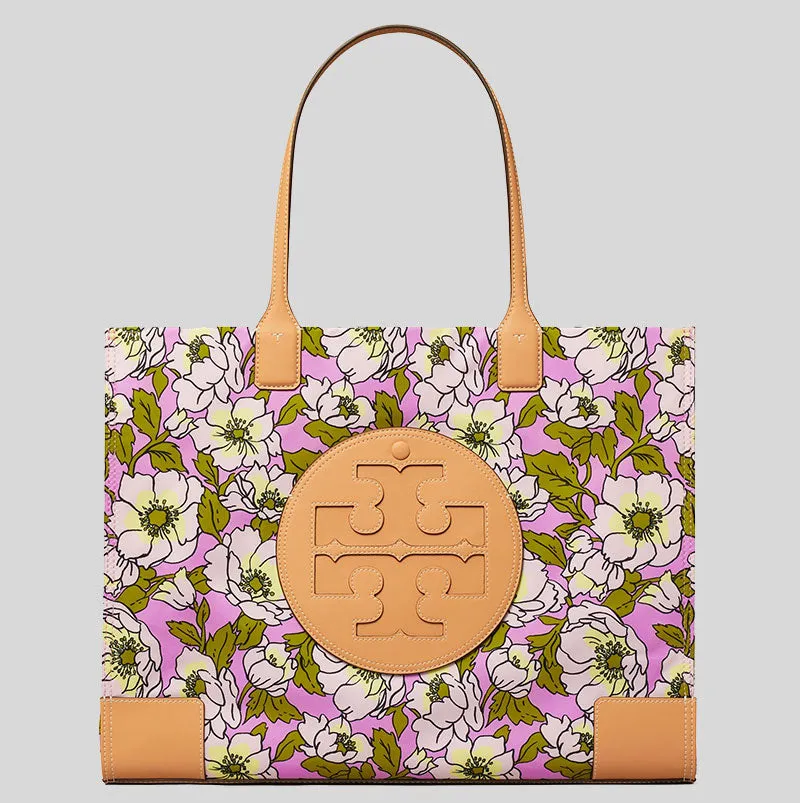 Tory Burch Bags TORY BURCH Ella Floral Printed Tote Bag Aster Pink Flower 151611