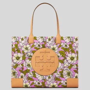 Tory Burch Bags TORY BURCH Ella Floral Printed Tote Bag Aster Pink Flower 151611