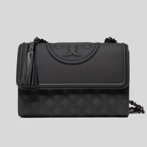 Tory Burch Bags TORY BURCH Fleming Matte Convertible Shoulder Bag Black 82559