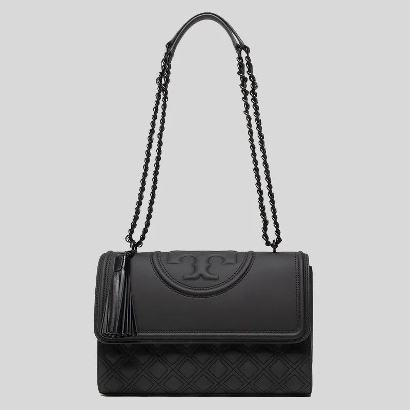 Tory Burch Bags TORY BURCH Fleming Matte Convertible Shoulder Bag Black 82559