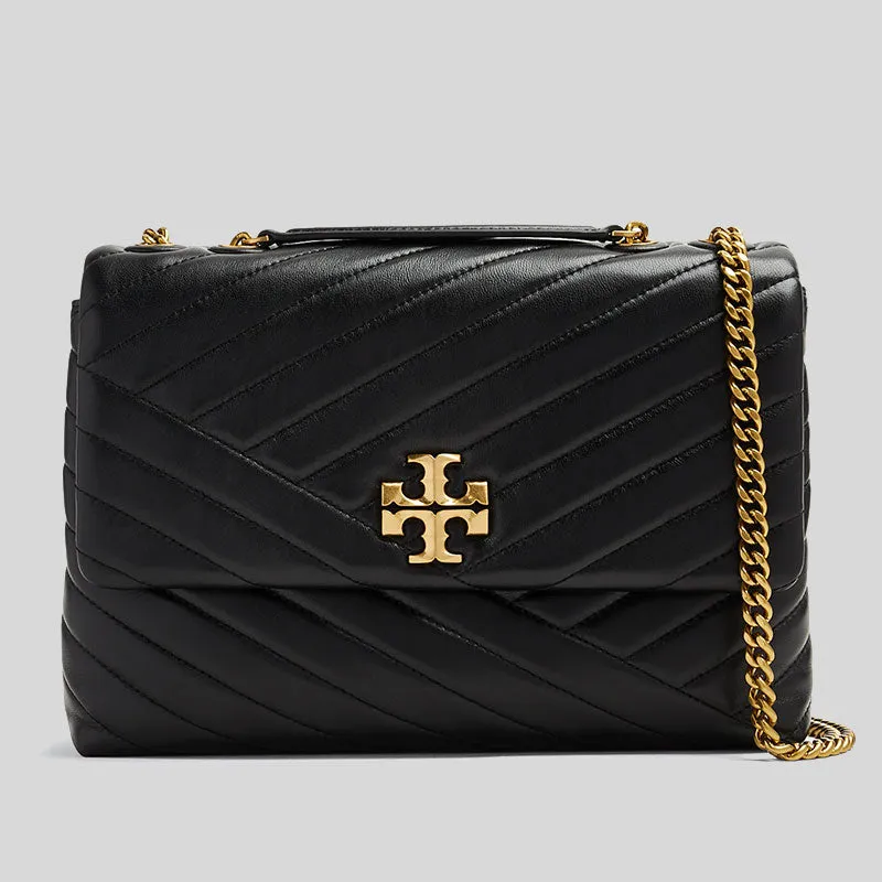 Tory Burch Bags TORY BURCH Kira Chevron Convertible Shoulder Bag Black 90446