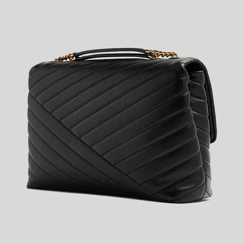 Tory Burch Bags TORY BURCH Kira Chevron Convertible Shoulder Bag Black 90446