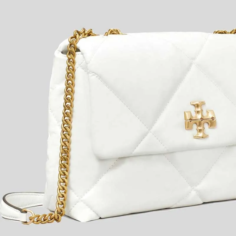 Tory Burch Bags TORY BURCH Kira Diamond Quilt Convertible Shoulder Bag Blanc 154704
