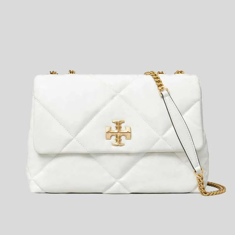Tory Burch Bags TORY BURCH Kira Diamond Quilt Convertible Shoulder Bag Blanc 154704