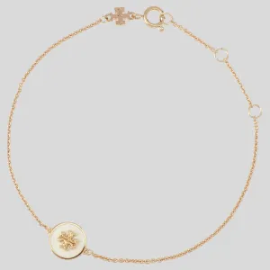 Tory Burch Bags TORY BURCH Kira Enamel Chain Bracelet Tory Gold New Ivory 90284