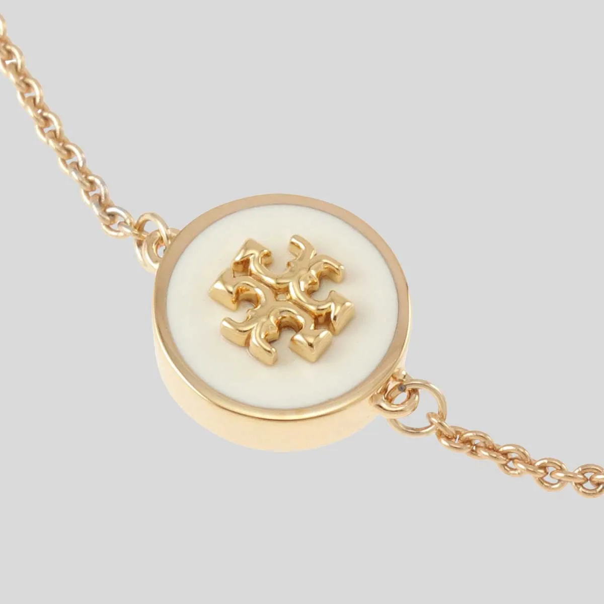 Tory Burch Bags TORY BURCH Kira Enamel Chain Bracelet Tory Gold New Ivory 90284