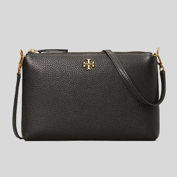 Tory Burch Bags TORY BURCH Mercer Pebbled Zip Crossbody Black 61385