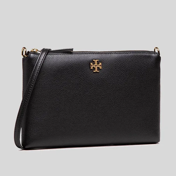 Tory Burch Bags TORY BURCH Mercer Pebbled Zip Crossbody Black 61385