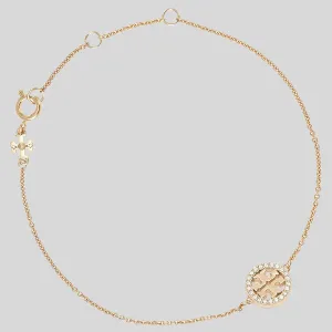 Tory Burch Bags TORY BURCH Miller Pave Chain Bracelet Tory Gold 80997