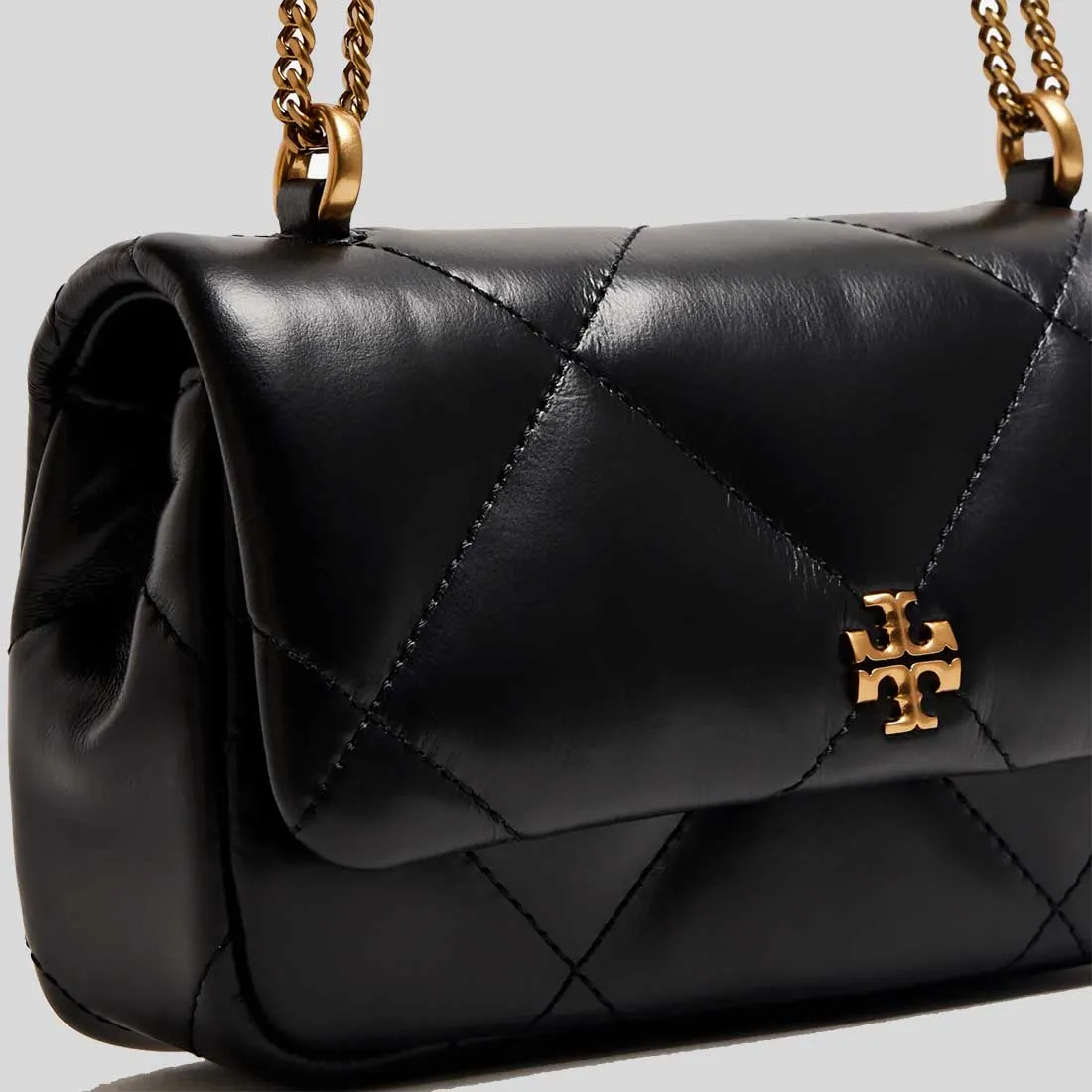 Tory Burch Bags TORY BURCH Mini Kira Diamond Quilt Flap Bag Black 154710