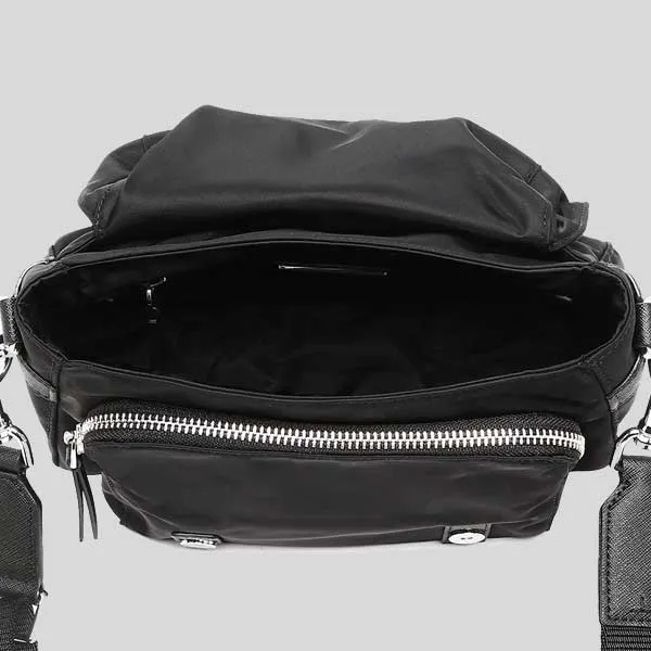 Tory Burch Bags TORY BURCH Nylon Small Messenger Crossbody/Sling Bag Black 85054
