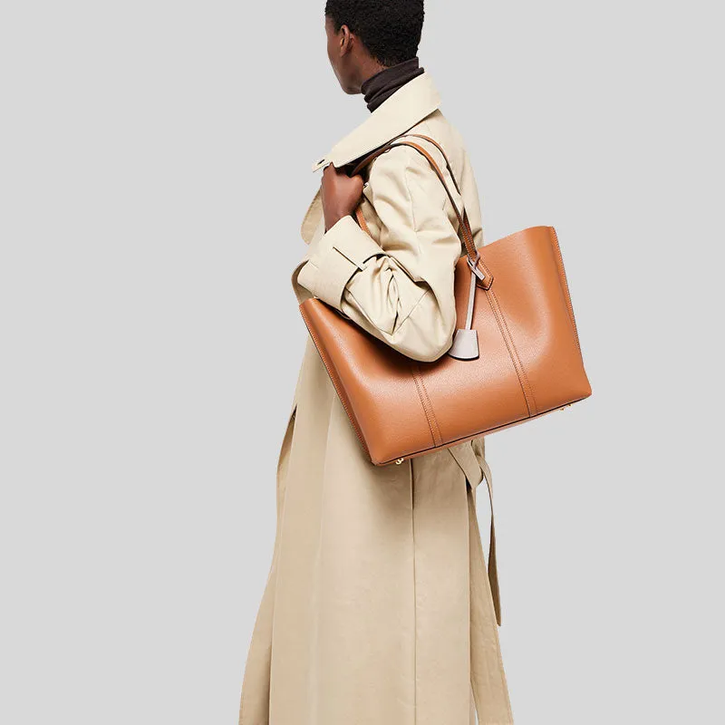 Tory Burch Bags TORY BURCH Perry Triple Compartment Tote Light Umber 81932