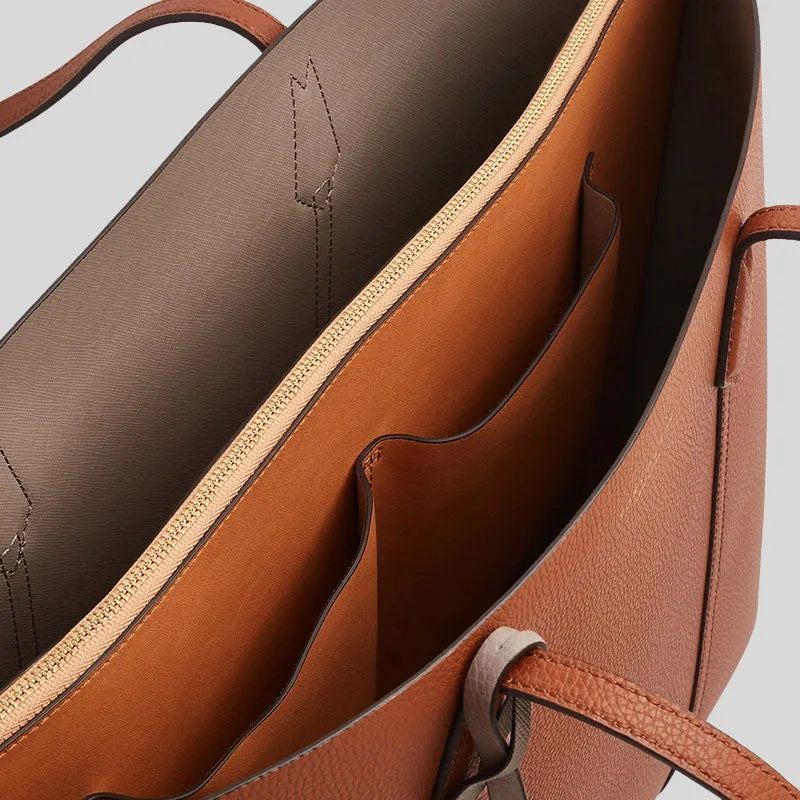 Tory Burch Bags TORY BURCH Perry Triple Compartment Tote Light Umber 81932