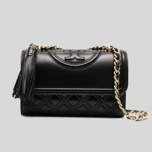Tory Burch Bags Tory Burch Small Fleming Convertible Shoulder Bag Black 75576