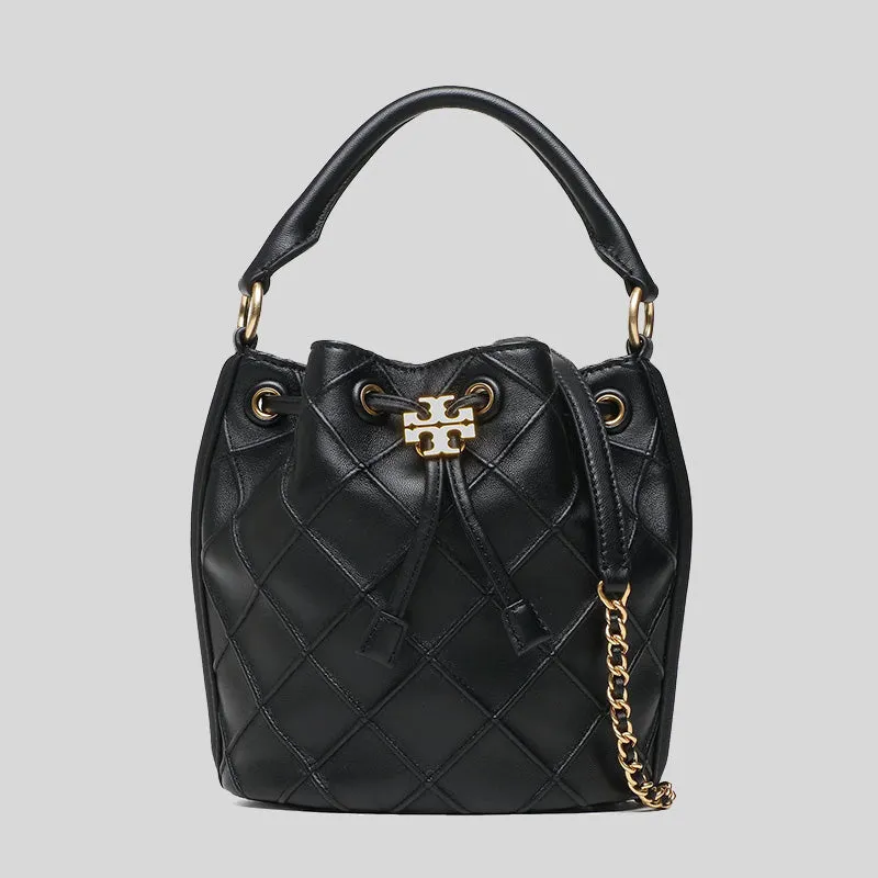 Tory Burch Bags TORY BURCH  Small Fleming Soft Bucket Bag Black 142565