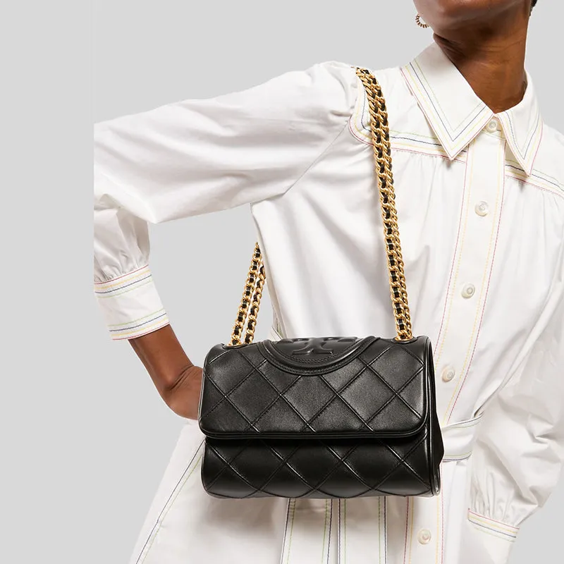 Tory Burch Bags TORY BURCH Small Fleming Soft Convertible Shoulder Bag Black 139060