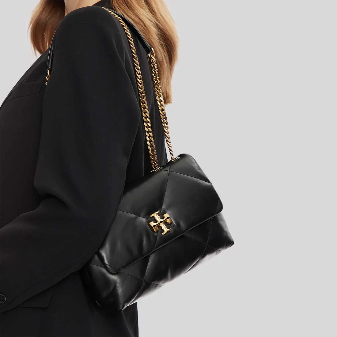 Tory Burch Bags TORY BURCH Small Kira Diamond Quilt Convertible Shoulder Bag Black 154706
