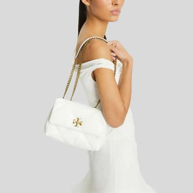 Tory Burch Bags TORY BURCH Small Kira Diamond Quilt Convertible Shoulder Bag Blanc 154706