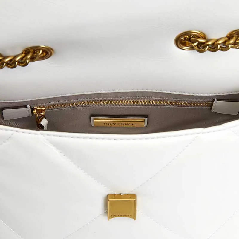 Tory Burch Bags TORY BURCH Small Kira Diamond Quilt Convertible Shoulder Bag Blanc 154706
