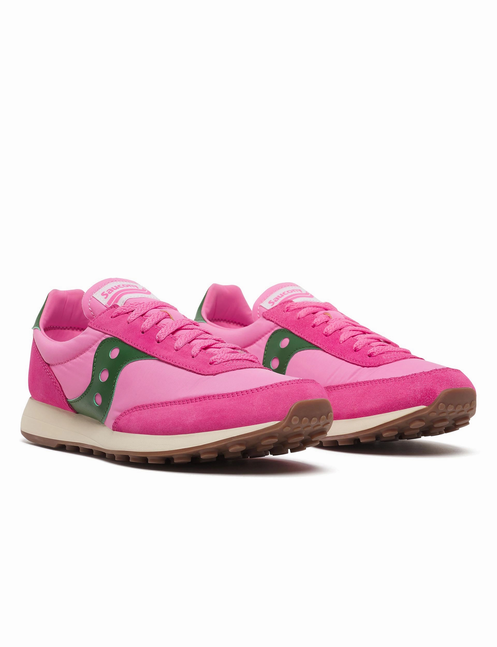 Trainer 80 - Pink/Forest Saucony versatile athletic footwear
