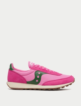 Trainer 80 - Pink/Forest Saucony comfortable workout shoes for fitness