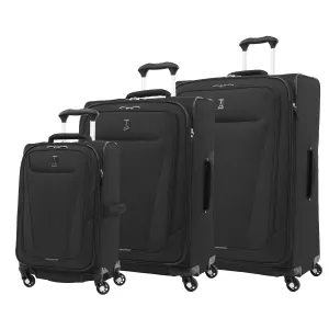 Travelpro Maxlite 5 3-Piece Set (21/25/29) 4-Wheel Softside Luggage Bags Travelpro