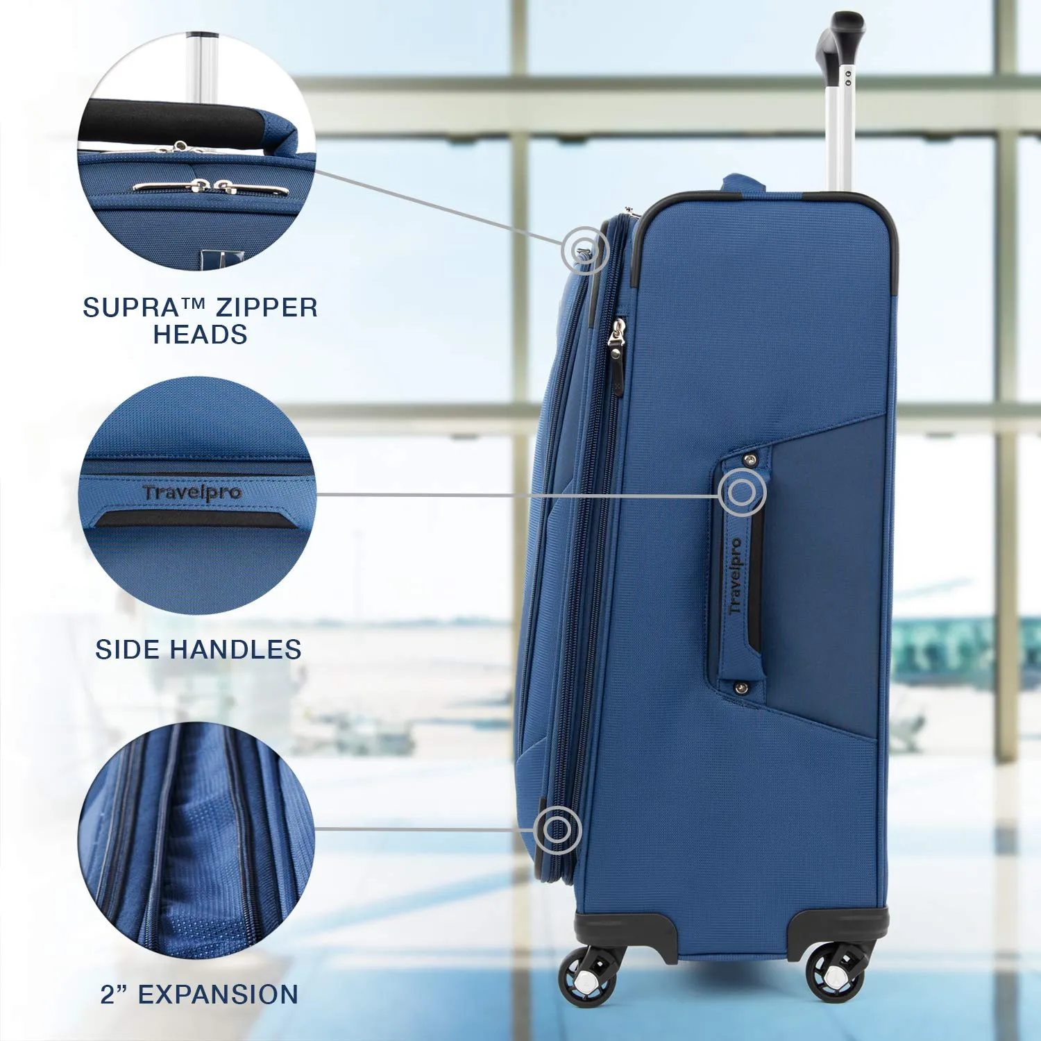Travelpro Maxlite 5 Checked-Medium 25-Inch 4-Wheel Softside Luggage Bags Travelpro