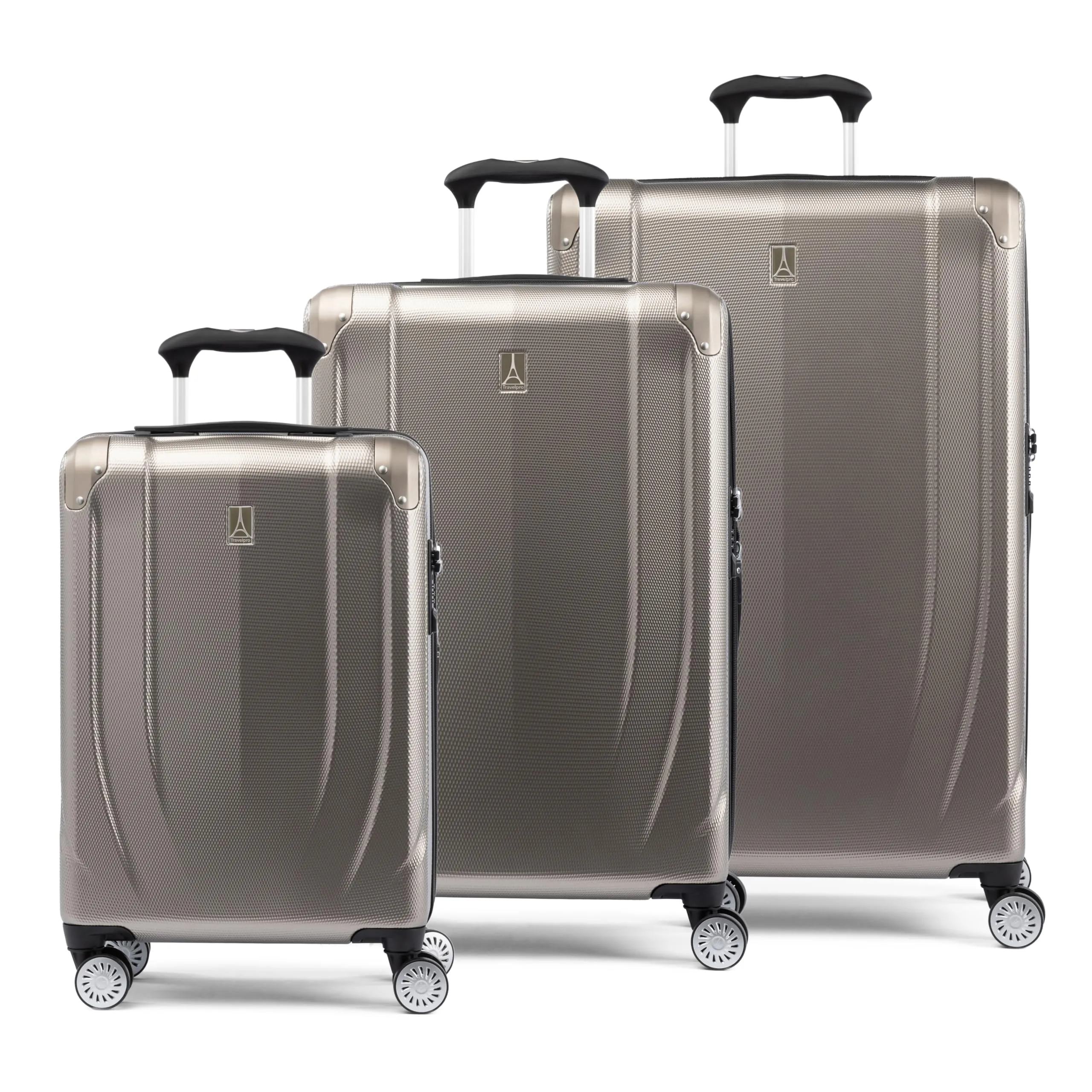 Travelpro Pathways 3 Hardside Expandable Luggage, 3 Piece Set (21/25/28) Bags Travelpro