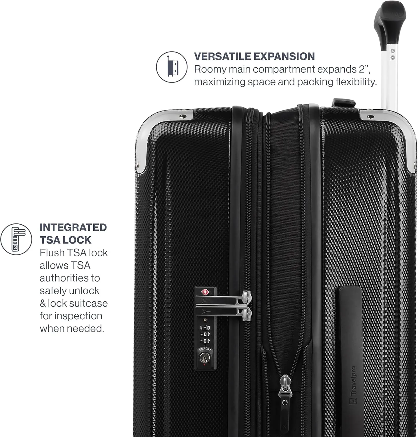 Travelpro Pathways 3 Hardside Expandable Luggage, Carry On 21 Inch Bags Travelpro