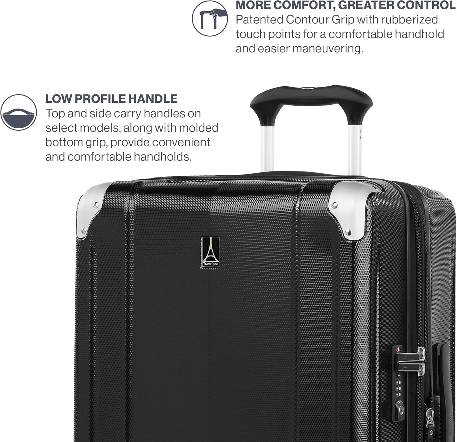 Travelpro Pathways 3 Hardside Expandable Luggage, Carry On 21 Inch Bags Travelpro