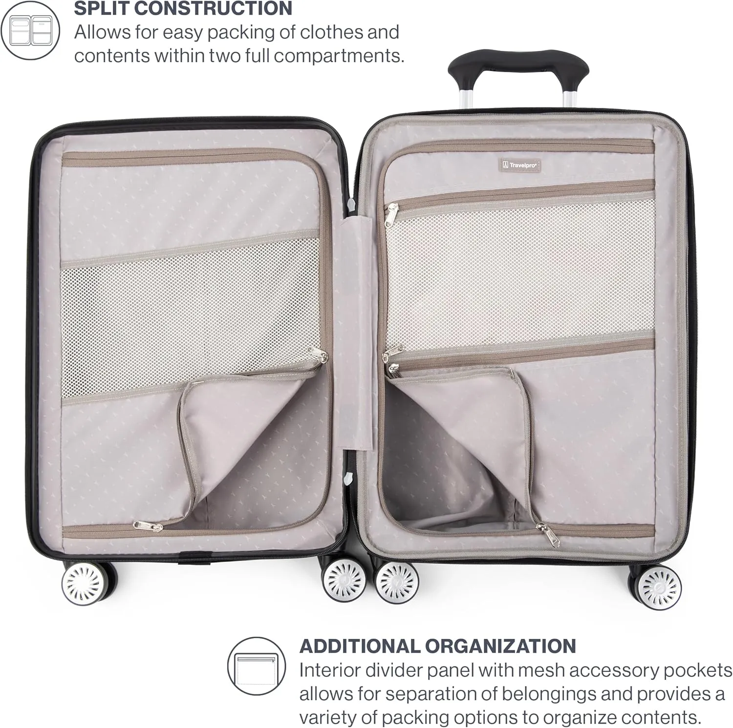 Travelpro Pathways 3 Hardside Expandable Luggage, Carry On 21 Inch Bags Travelpro