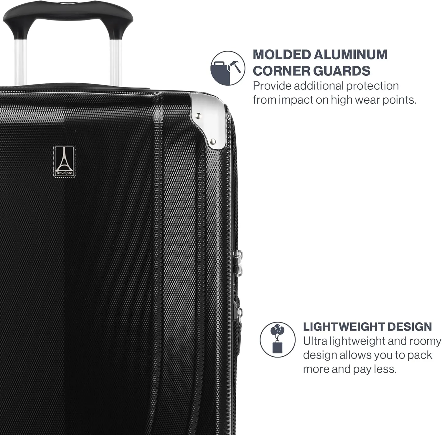 Travelpro Pathways 3 Hardside Expandable Luggage, Carry On 21 Inch Bags Travelpro