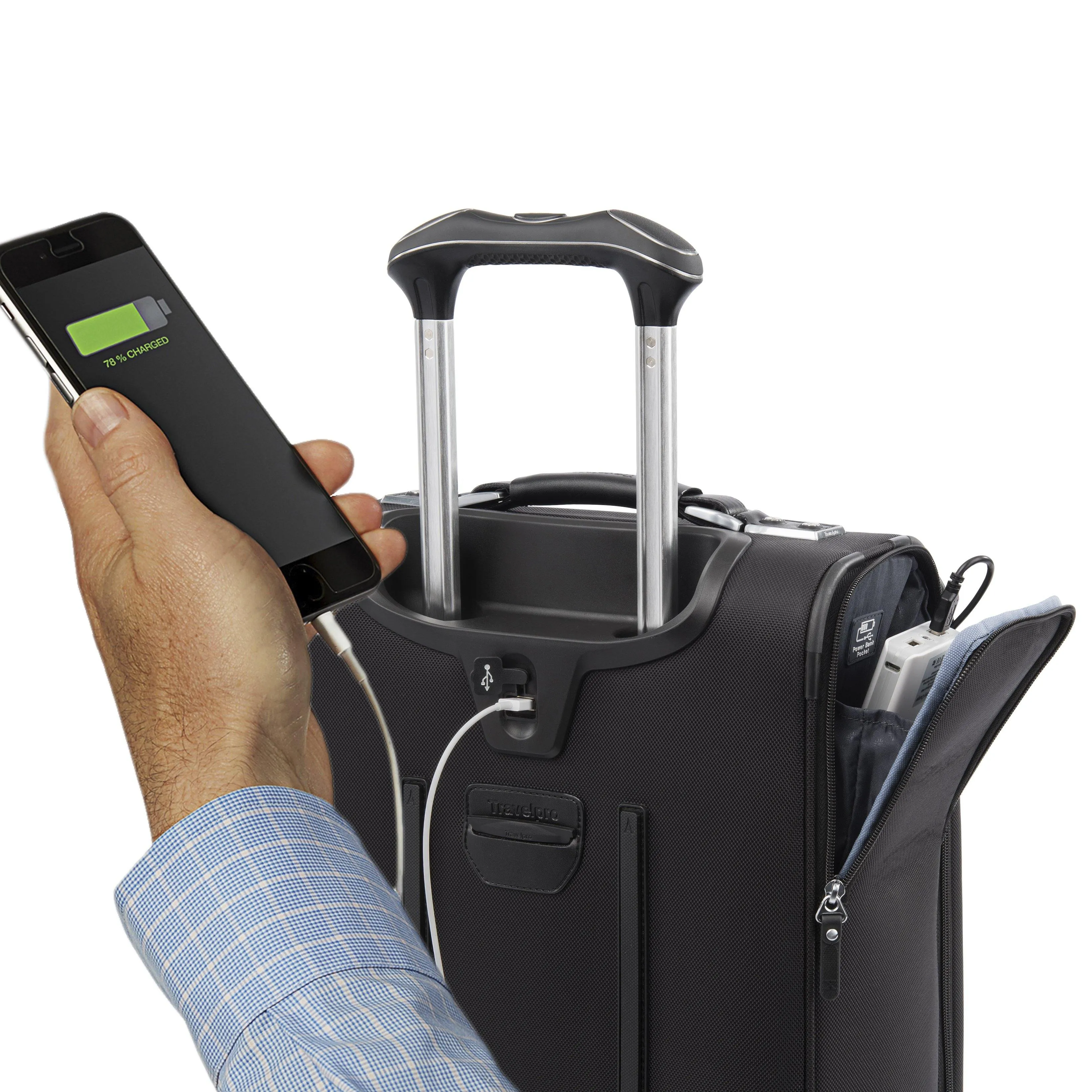 TravelPro Platinum Elite 21" 4-Wheel Carry-On Luggage Bags Travelpro