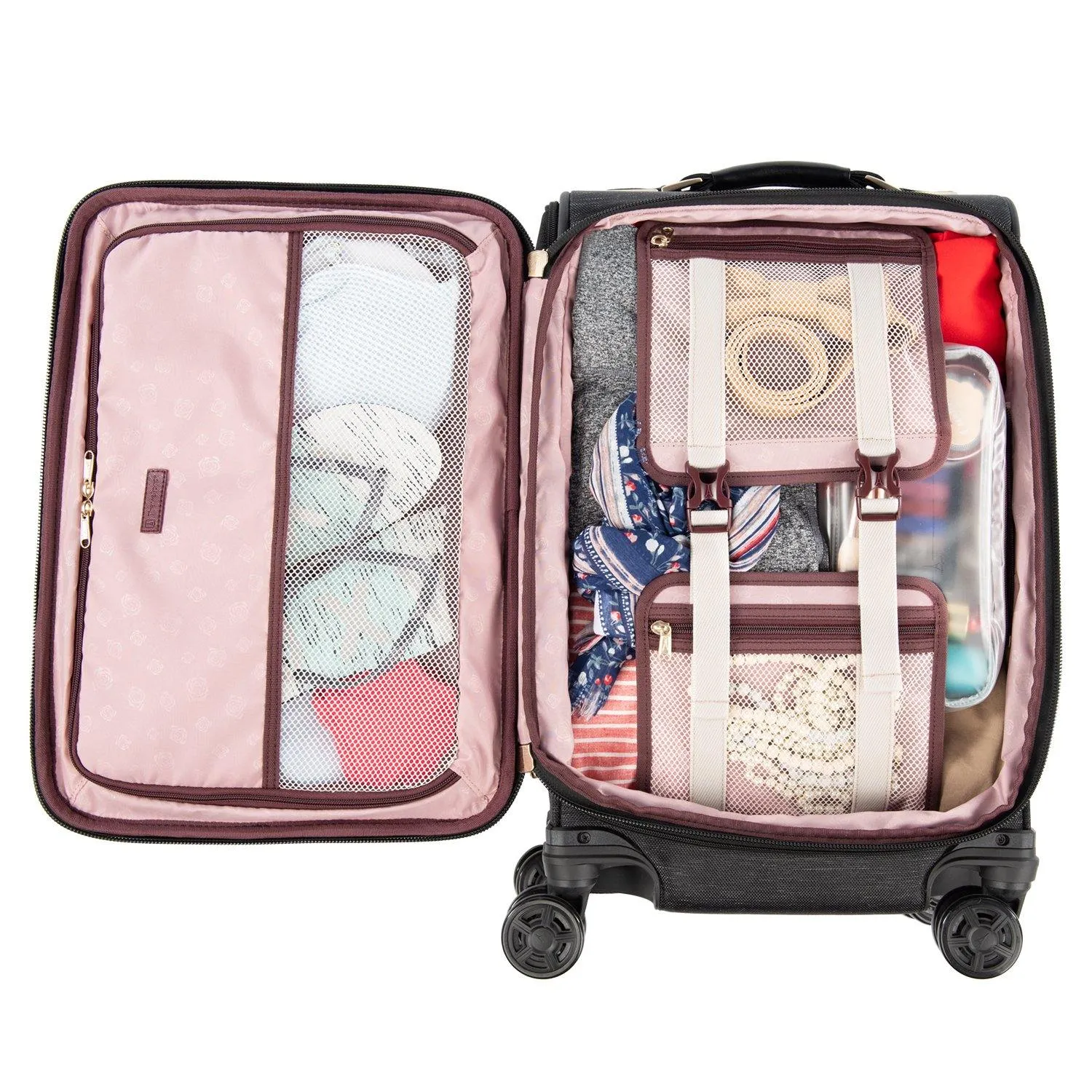 TravelPro Platinum Elite 21" 4-Wheel Carry-On Luggage Bags Travelpro