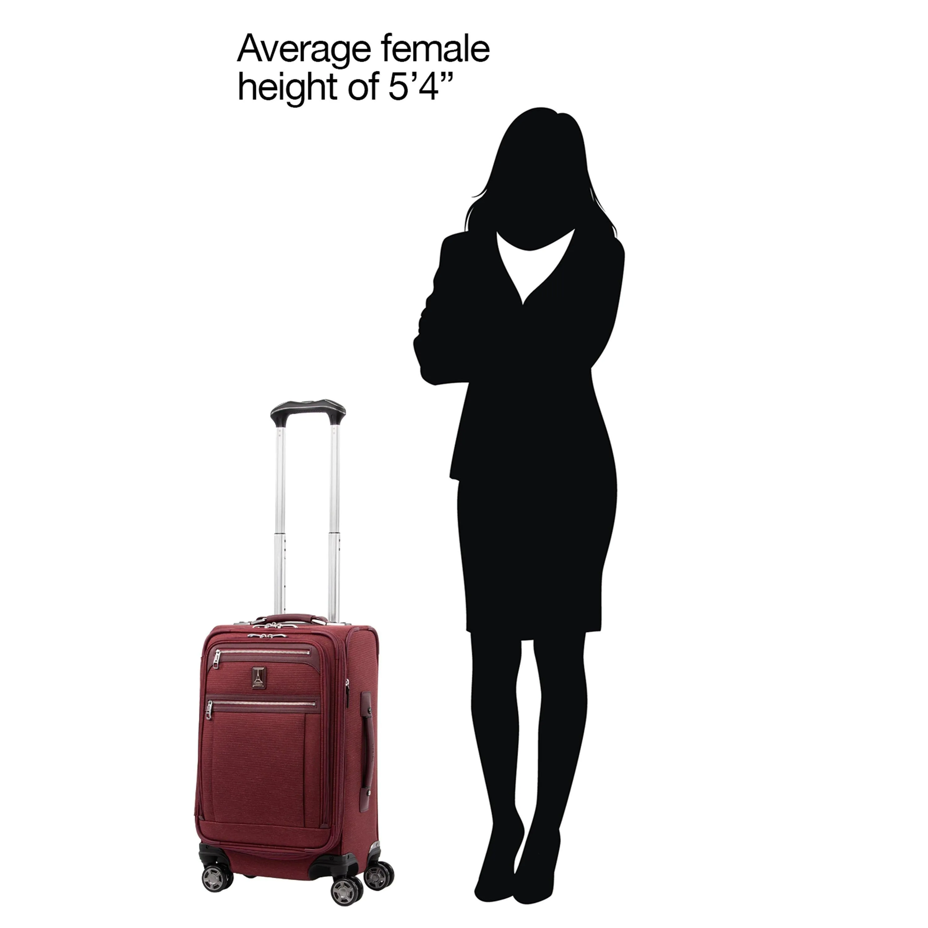 TravelPro Platinum Elite 21" 4-Wheel Carry-On Luggage Bags Travelpro