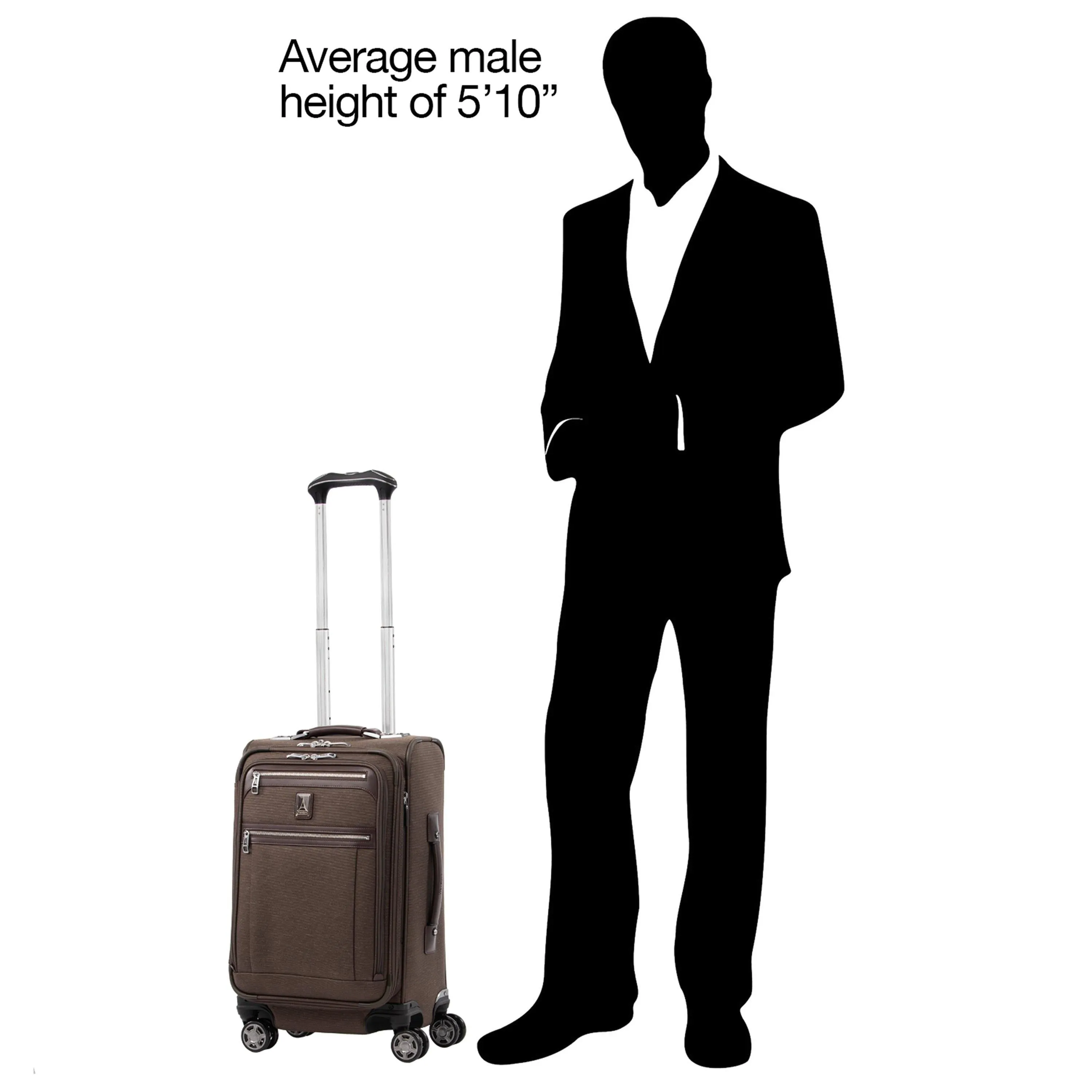 TravelPro Platinum Elite 21" 4-Wheel Carry-On Luggage Bags Travelpro