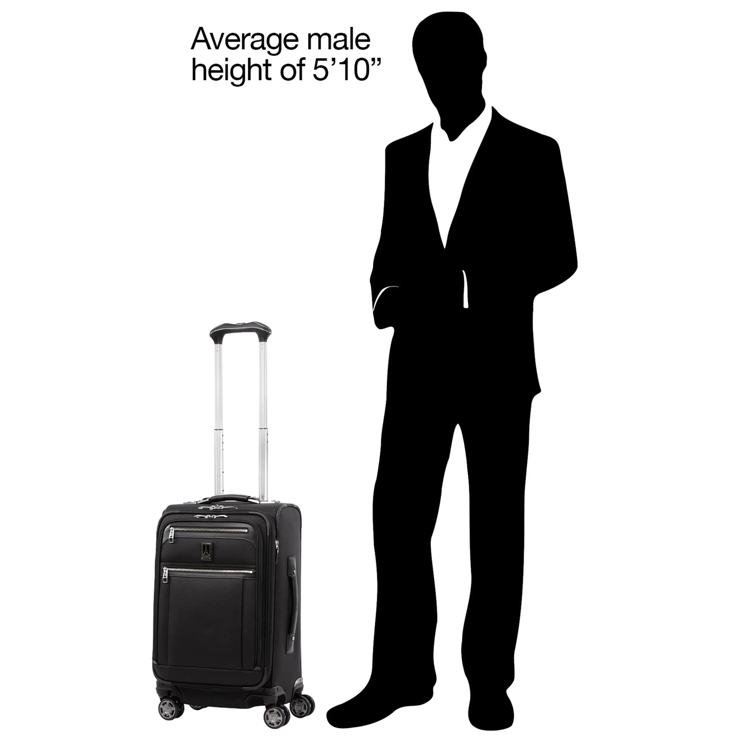 TravelPro Platinum Elite 21" 4-Wheel Carry-On Luggage Bags Travelpro