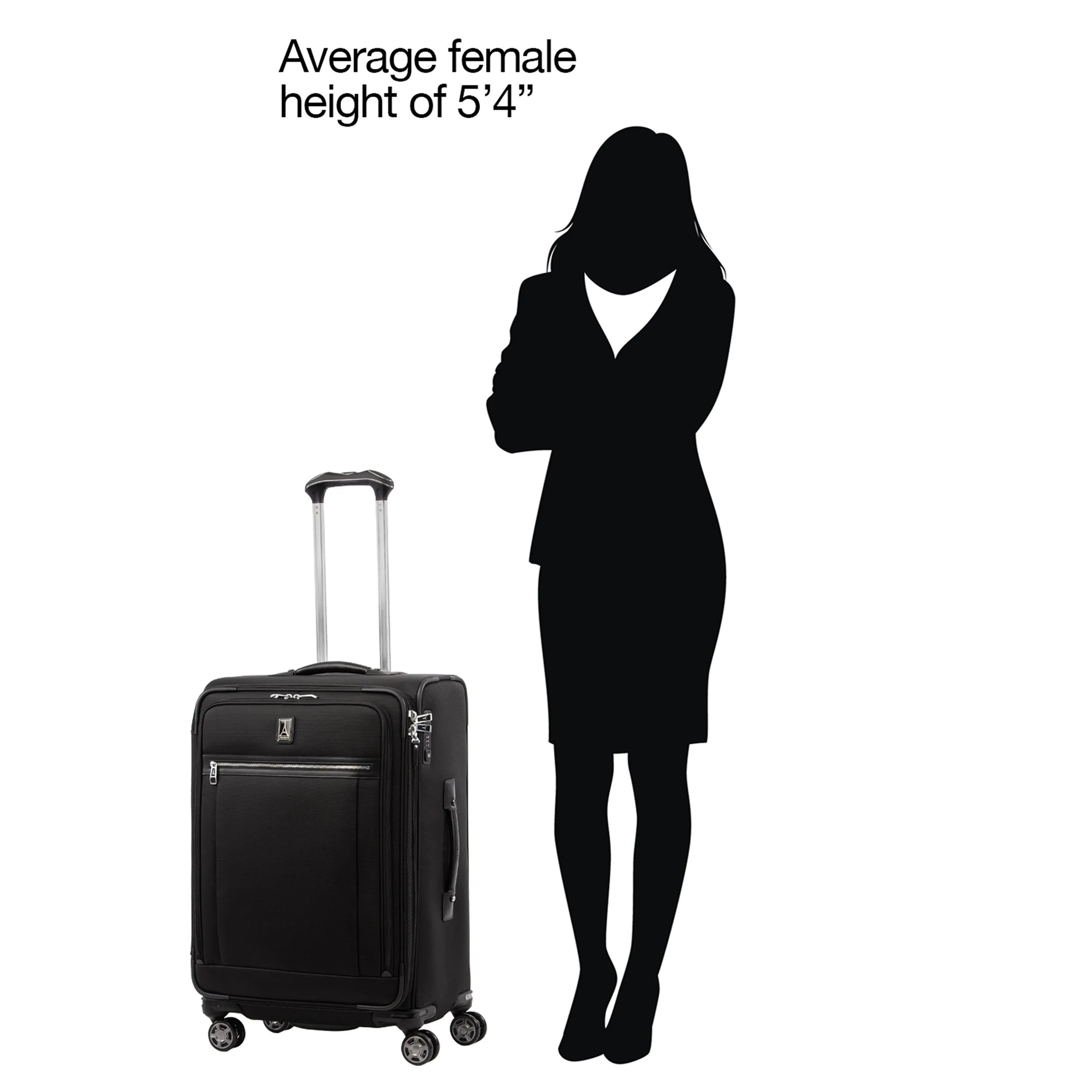 TravelPro Platinum Elite 25" 4-Wheel Medium Luggage Bags Travelpro