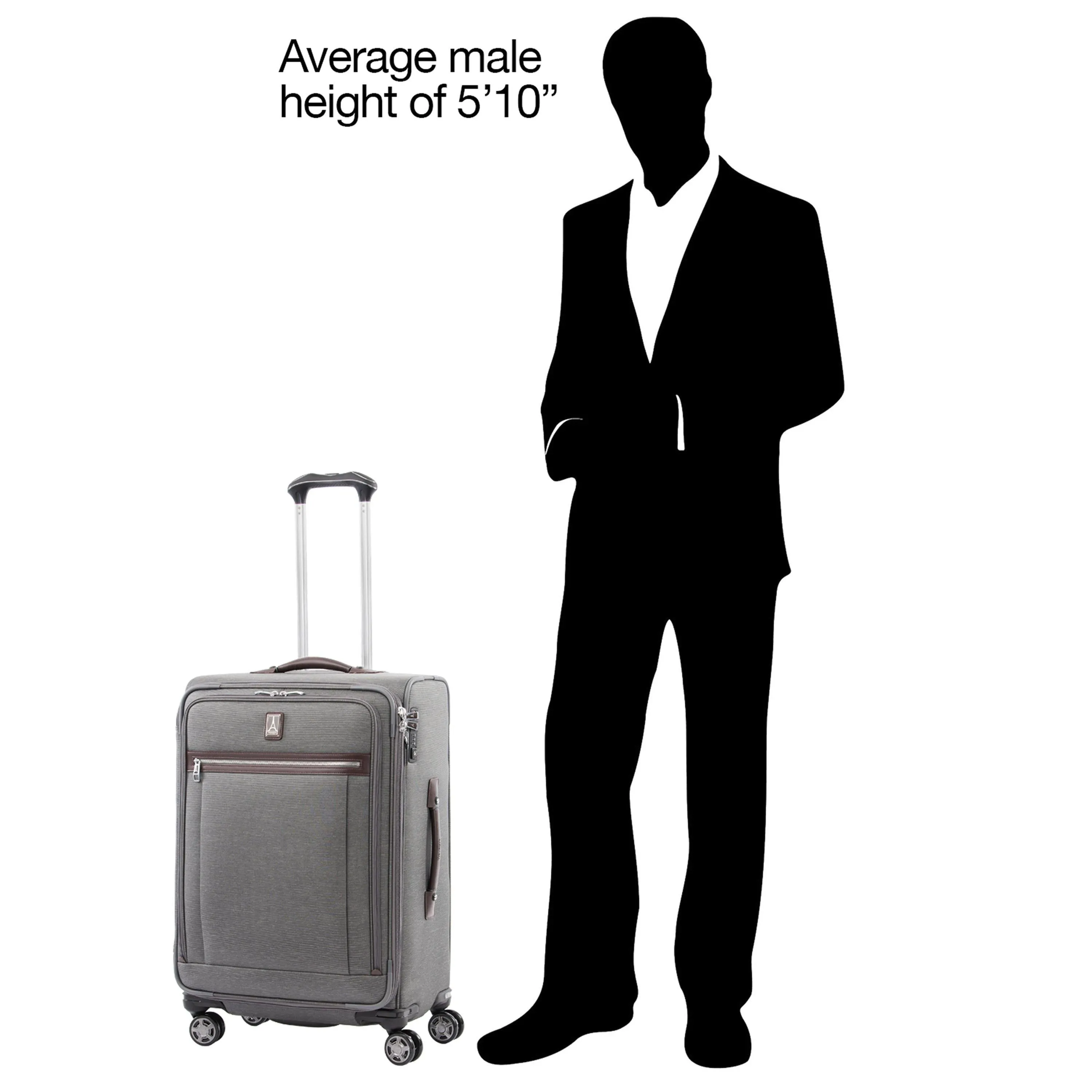 TravelPro Platinum Elite 25" 4-Wheel Medium Luggage Bags Travelpro